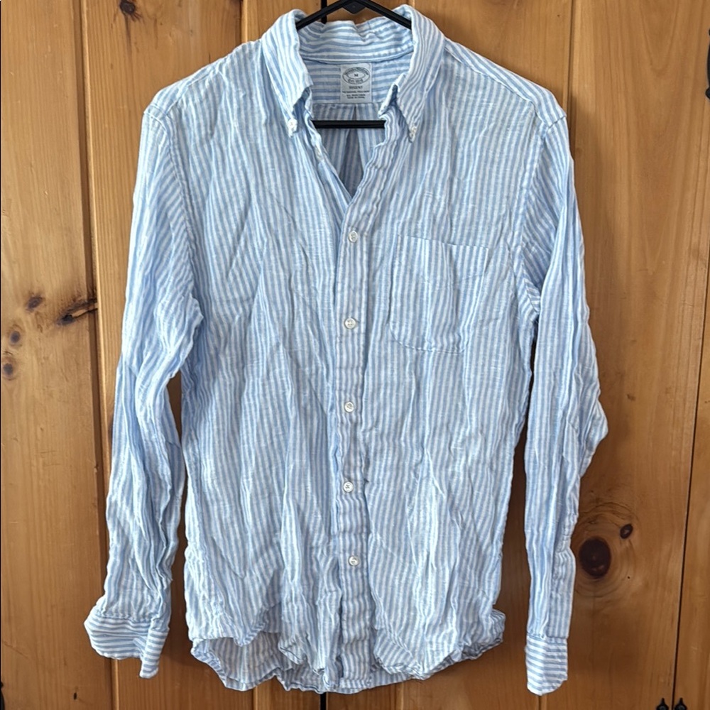 Linen Brooks Brothers Men's Shirt
